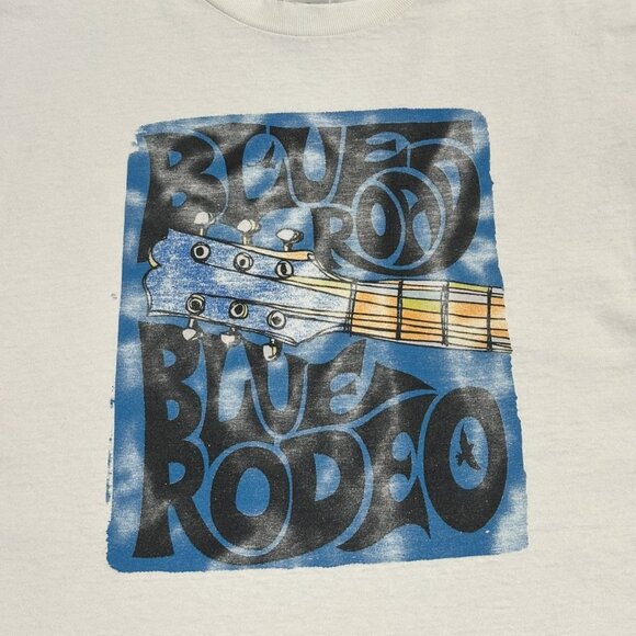 Vintage Y2K Blue Rodeo Country T Shirt - Picture 3 of 9